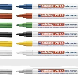 Marcadores Edding Tipo Esmalte 791 Vs Colores X Unidad