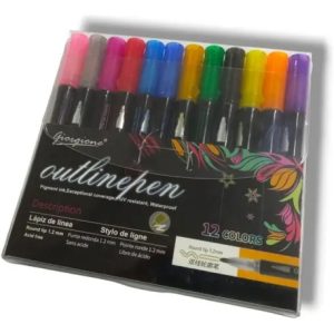 Marcadores Outliner Giorgione X 12 Colores G-ol-12