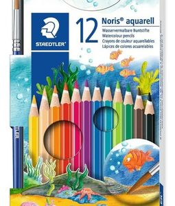 Lápices Acuarelables Staedtler Colores X 12 Caja De Cartón