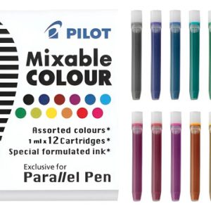 Cartucho Mixable P/ Parallel Pen Pilot Surtido X 12 Unidad