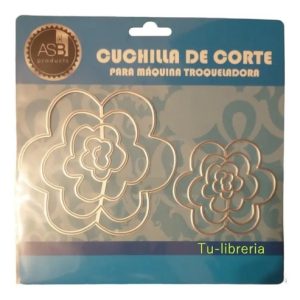 Scrapbooking Troqueles Rosa Rococo 120 X 107 Mm 2 ´piezas