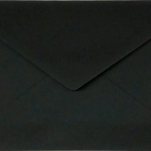 Sobres Invitacion 15,3 X 16,4 Cm 120 Grs Negro X 10 Unidades