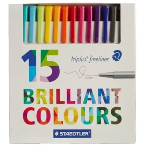 Microfibras Marcadores Staedtler Triplus X 15 Unidades