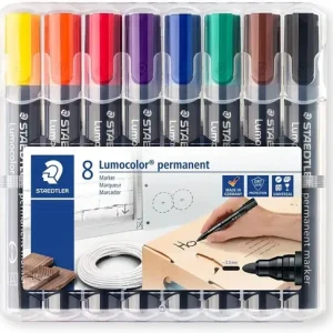 Marcadores Staedler Lumocolor Permanentes 352 X 8 Colores