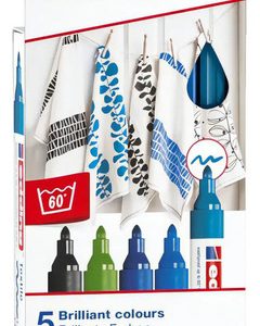 Marcador Para Tela Edding 4500 Set X 5 Color Frio