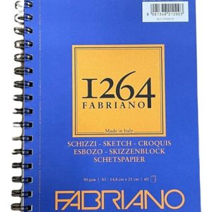 Block Fabriano 1264 Sketch A5 Anillado 90 Grs 60 Hjs