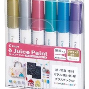 Marcadores Pilot Juice Paint Colores Metal 0.7 X 6 Unidades