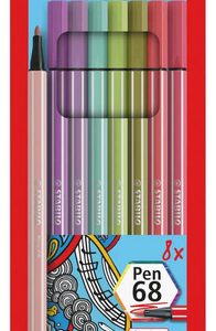 Marcadores Stabilo Pen 68 Multicolor Juego De 8 Ambidiestros