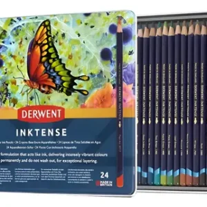 Lata 24 Lapices Tinta Inktense Derwent Inglaterra