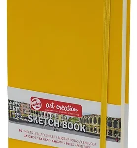 Cuaderno Sketch Art Creation Amarill 140 Grs13 X 21 Cm 80hs