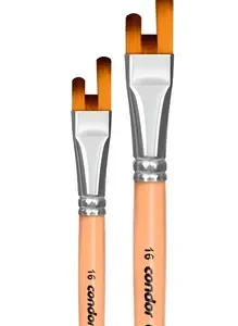 Pinceles Angular Duo Nº 16 S 606 Condor Sintético Toray