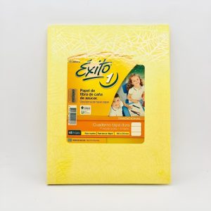 Cuaderno Exito Nº1 16x21 Rayado Amarillo X 50 Hoja Tapa Dura