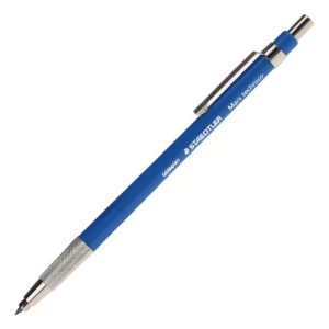 Lapiz Portaminas Staedtler 780 Mars Technico 2mm Metalico Azul