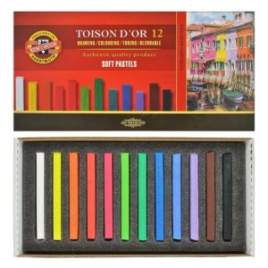 Pastel Tiza Soft Koh-i-noor Toison Dor X 12 8582 Colores