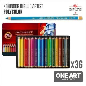 Lápices De Color Koh-i-noor Polycolor 36 Colores Lata
