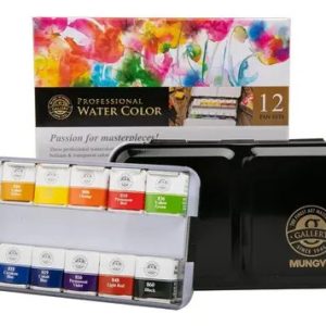 Acuarelas Mungyo Water Color Professional X12 Colores