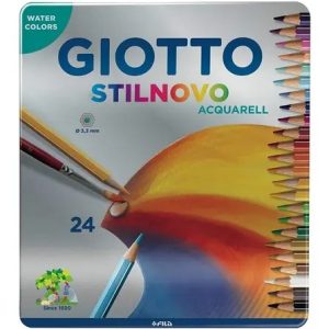 Lapices Giotto Stilnovo Acuarelables Lata X 24 Unidades