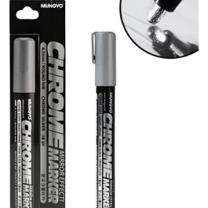 Marcador Cromado Mungyo Efecto Espejo Pintura Chrome Silver Chrome Silver