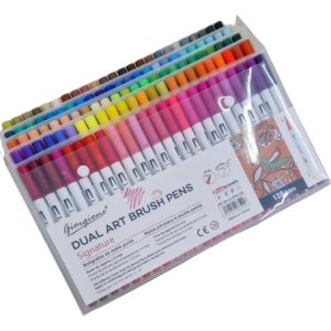 Set De 120 Marcadores Colores Dual Art Brush Pens Giorgione