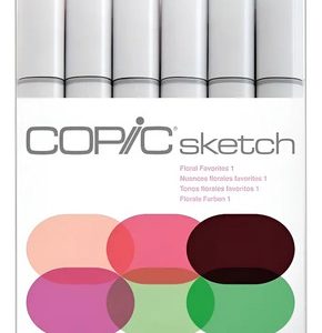 Marcadores Copic Sketch X 6 Tonos Florales Favoritas I