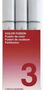 Marcadores Doble Punta Copic Sketch Set Fusion Número 3 Tinta Alcohol