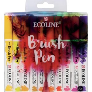 Ecoline Brush Pen Marcador Set X 20 Unidades
