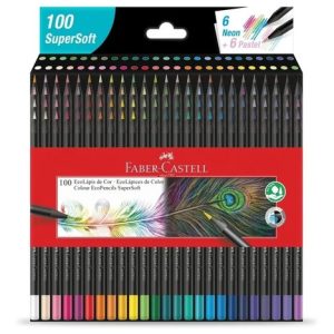 Lapices Faber Castell Supersoft X 100 Colores Ecolapices