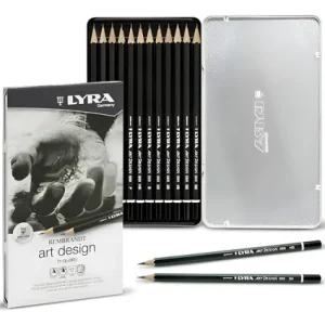 Lapices Lyra Art Design Rembrandt X 12 Grafitos 6b-4h