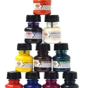 Tinta Dibujo Koh-i-noor X 10 Colores Drawing Ink