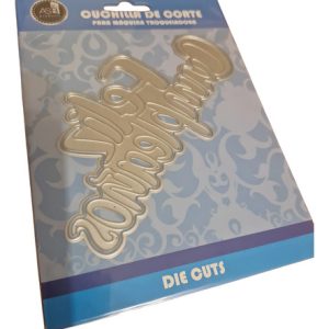 Troqueles Scrapbooking Cartel Feliz Cumpleaños 1 Pieza