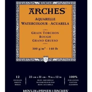 Canson Arches Block Acuarela 23x31 Cm 12 Hs 300 Grs Grueso