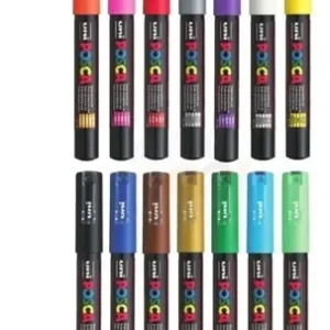 Marcadores Pintura Acrílica Posca Pc-1m / 1mr 0.7mm Pack 10 Unidades