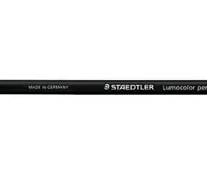 Lapiz Staedtler Glasochrom Permanente Lumocolor Negro