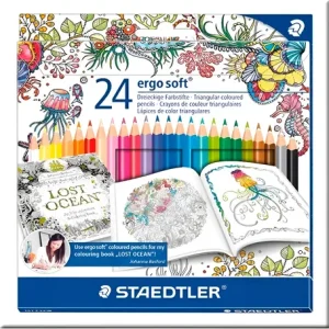 Staedtler Lapices Ergo Soft X 24 Colores