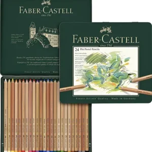 Lapices Faber Castell Pasteles Pitt X 24 Lata