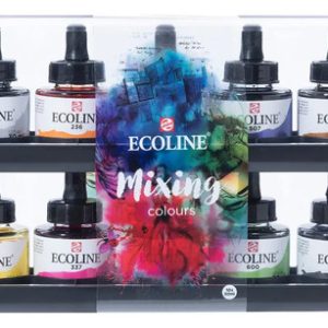 Tintas Ecoline Talens Acuarela Líquida Set 10 Unid X 30 Ml