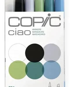 Marcadores Copic Ciao X 6 Sea Doble Punta