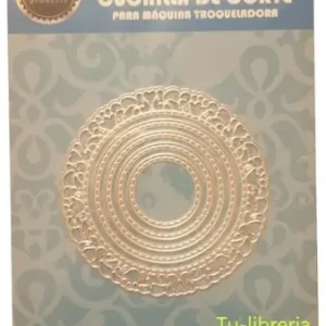 Scrapbooking Troqueles Blonda Calada 92x92 Mm 5 Piezas