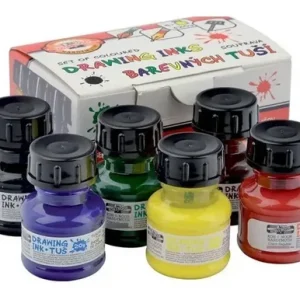 Tinta Dibujo Koh-i-noor X 6 Colores Drawing Ink