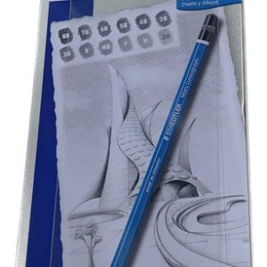 Lapices Staedtler Mars Lumograph X 12 Caja Metalica