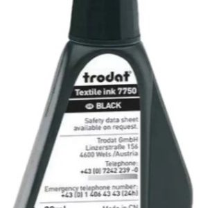 Tinta Trodat Textil Sellos Negro X 28 Ml