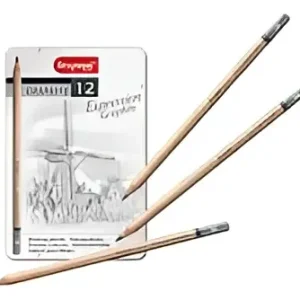 Lapices Grafito Bruynzeel Expression X 12 Caja Metalica