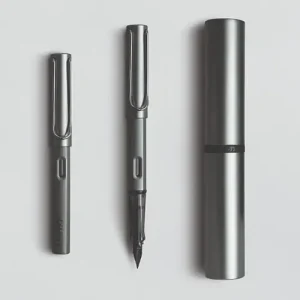 Lapicera Pluma Estilografica Lamy Lx Estuche Color De La Tinta Azul Color Del Exterior Gris Oscuro