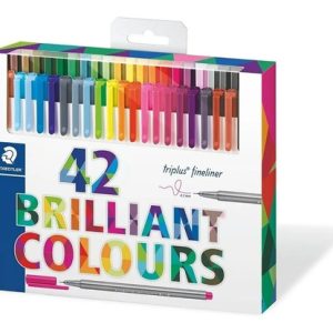 Microfibras Marcadores Staedtler Triplus X 42 Colores