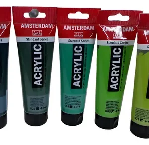 Set Del Bosque 5 Acrilicos Artisticos De 120 Ml Amsterdam