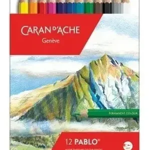 Lapices Caran D´ache Pablo X 12 Resistentes Al Agua