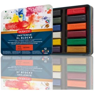 Derwent Inktense Xl Blocks X 12 Colores Barra De Tinta