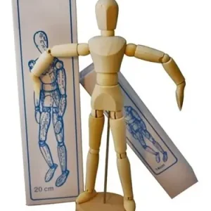 Muñeco Articulado Madera 30 Cm