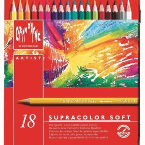 Lapices Caran Dache Supracolor Soft Acuarelables X 18 Lata