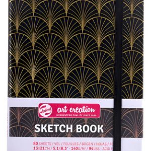 Cuaderno Sketch Art Creation Art Deco 140 Grs 13x21 Cm 80 H